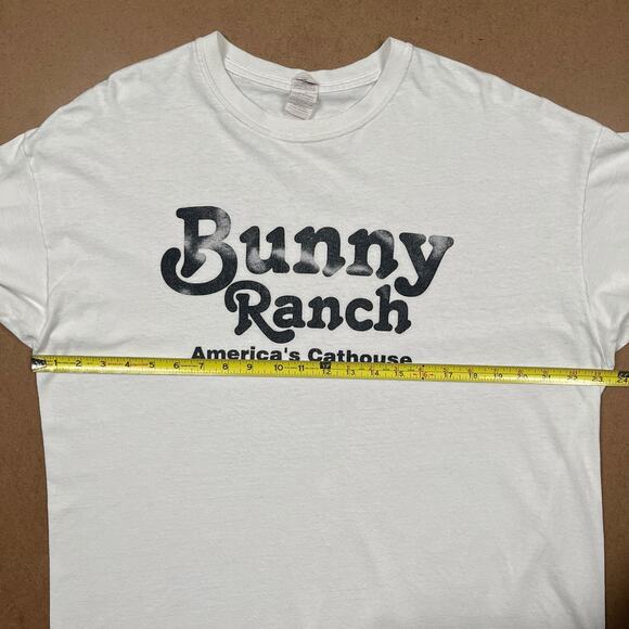 Vintage Bunny Ranch America's Cathouse Graphic Tee Size XL T Shirt Mens - Picture 10 of 14